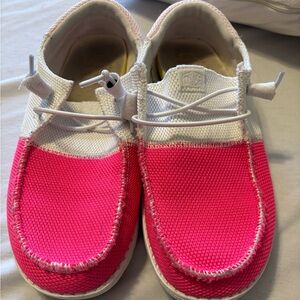Hey Dude Electric Pink Shoes